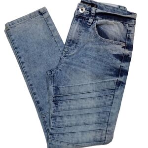 SouthPole Women's Vintage Acid Wash Straight Leg Denim Jeans Sz 14‎